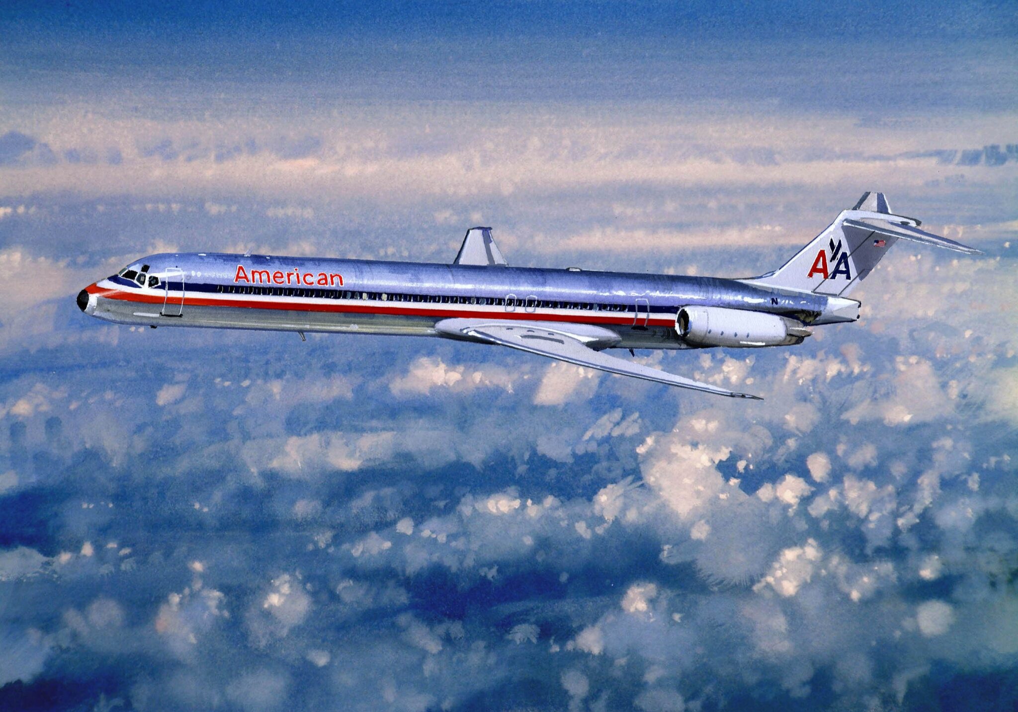 American Airlines MD82